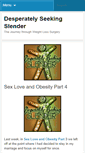 Mobile Screenshot of desperatelyseekingslender.com